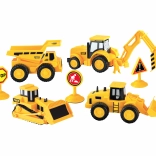 Set of Construction Machines with Flywheel