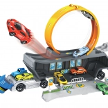 Truck with launcher track and 3 cars