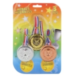 Medal Set for Kids – Gold, Silver and Bronze