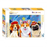 Puzzle Brain Tree Dog Family 1000 pieces