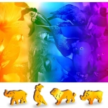 Houten puzzel Vogels Paradijs