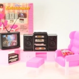 Glorie living room wall unit – dollhouse furniture set