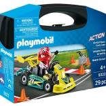 Playmobil Portable Set – Racing Go-Kart with Figure