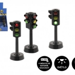 Plastic Interactive Traffic Light Battery-Operated 12 cm