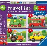 Ravensburger My First Puzzle: Transport Vehicles 4 in 1