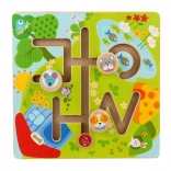 Lucy & Leo Sunny Valley – wooden motor skills maze