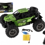 RC buggy off-road car green 22 cm