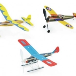 VILAC airplane kit with rubber-band propeller – Green