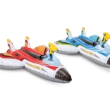 Inflatable airplane with water gun INTEX (green)