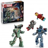 LEGO Marvel building set: Iron Man and War Machine vs. Hammer drones