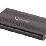 Gehäuse für 2,5'' SATA-HDD, Aluminium, schwarz