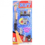 Kids set with rifle and suction-cup accessories