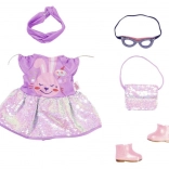 Baby Born Dress for 43cm Doll - Birthday Celebration Set