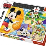 Maxi-puzzel 24 stukjes – MICKEY MOUSE: tijd voor sport