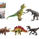 Set of 5 Plastic Dinosaurs, 15–18 cm