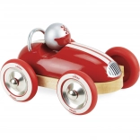 Wooden Car Roadster Vintage Red