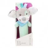 Squeaky Rattle Green Puppy – Plush for Babies