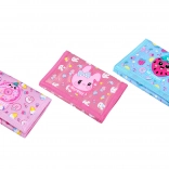 Girls' fabric wallet Keyroad with hook-and-loop closure, 3 designs