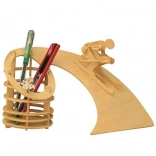 Woodcraft wooden 3D puzzle – Pencil Holder Downhill