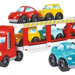 Abrick transporter with 6 cars