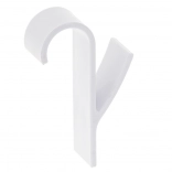 Haak voor badkamerradiator – wit