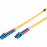 Optical patch cord LC-LC SM 09/125 OS2 duplex 1m yellow