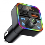 FM Transmitter BLOW with Bluetooth 5.1 and QC3.0, RGB Lighting