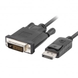DisplayPort-auf-DVI-D-Kabel (24+1) 1,8 m schwarz