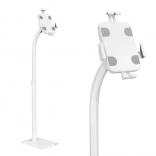 Vloerstandaard voor tablet met slot 7,9–11" MACLEAN wit
