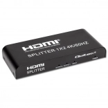 Aktiver HDMI-Splitter 1x2 4K/60 Hz QOLTEC
