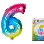 Rainbow Balloon Number 6
