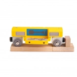 Bigjigs Rail wooden mobile workshop – tool wagon