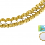 Gold paper garland 3.6 m