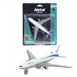 Metal airplane with pull-back action 14 cm
