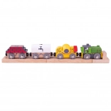 Bigjigs Rail wooden construction train