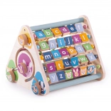 Bigjigs Toys wooden activity triangle with animals