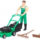 BRUDER BWORLD Gardener with Lawn Mower and Accessories