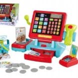 Kassa voor kinderen met touchscreen en accessoires