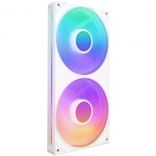 Doppelter 280‑mm‑RGB‑Lüfter NZXT F RGB Core PWM – weiß