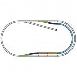 Piko C Track Set for Parallel H0 Line