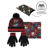 Ensemble d’hiver Harry Potter – bonnet, tour de cou et gants pour enfants
