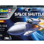 Revell model Space Shuttle with booster rockets