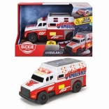 Ambulance 15 cm with lights and sounds