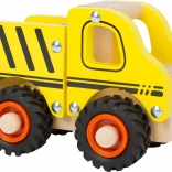 Small Foot Wooden Construction Vehicle