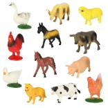 Set of Educational Farm Animal Figurines