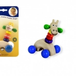 Detoa Wooden Giraffe on Wheels
