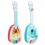 Kindergitarre mit Motiv afrikanischer Tiere