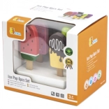 Wooden Popsicle Set Viga with Stand, 6 pcs