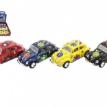 Die-cast car model KINSMART VOLKSWAGEN Beetle 13 cm, pull-back, 4 colors