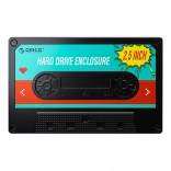 Orico Gehäuse für 2,5" HDD/SSD, USB 3.0 5 Gb/s, USB‑A auf Micro‑B, schwarz